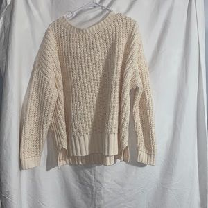 Cable knit sweater